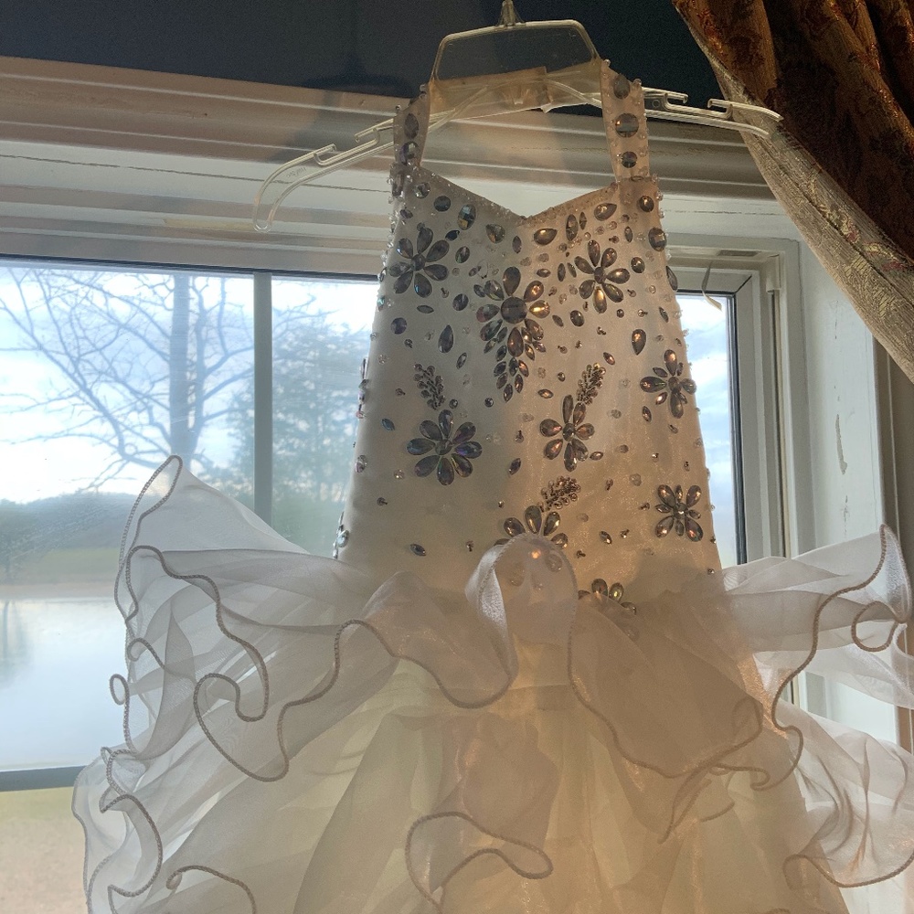 White Pageant Dress